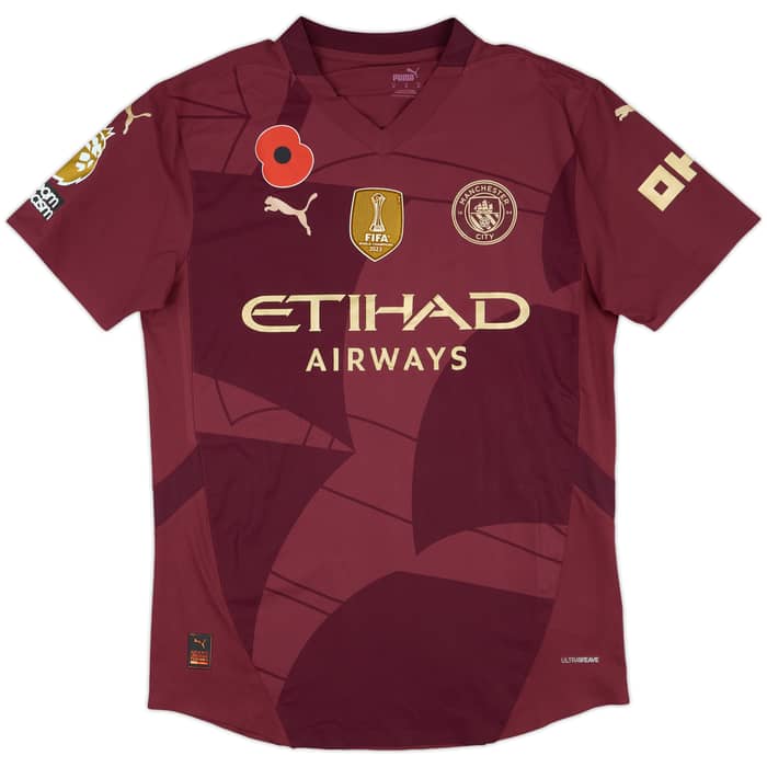 2024-25 Manchester City Match Issue Third Shirt Ruben #3
