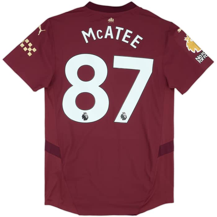 2024-25 Manchester City Match Issue Third Shirt McAtee #87