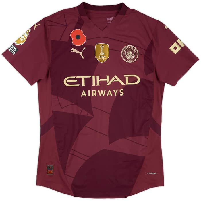 2024-25 Manchester City Match Issue Third Shirt McAtee #87