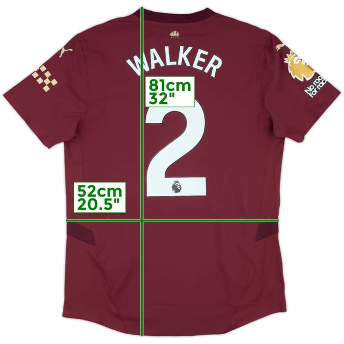 2024-25 Manchester City Match Issue Third Shirt Walker #2