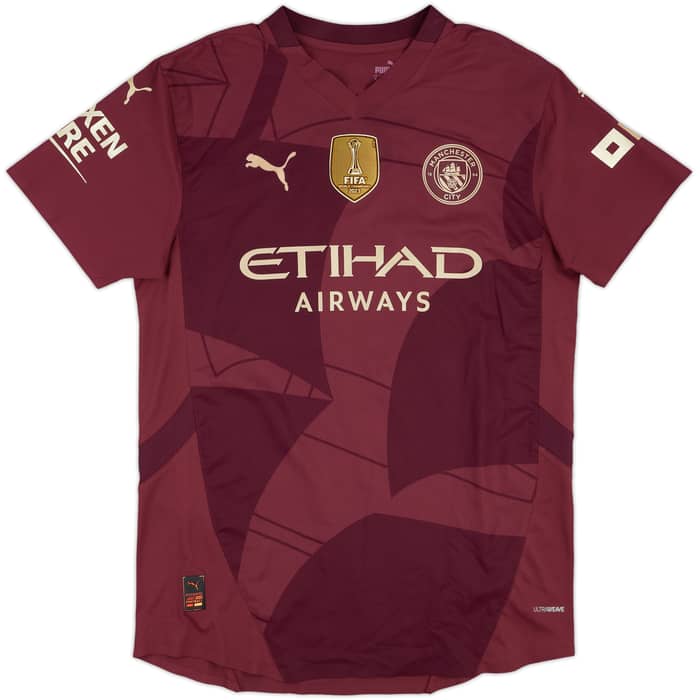 2024-25 Manchester City Match Issue Third Shirt Wilson-Esbrand #97