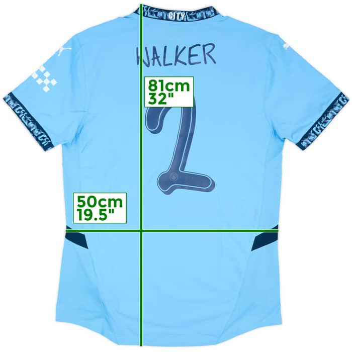 2024-25 Manchester City Player Issue Home Shirt Walker #2