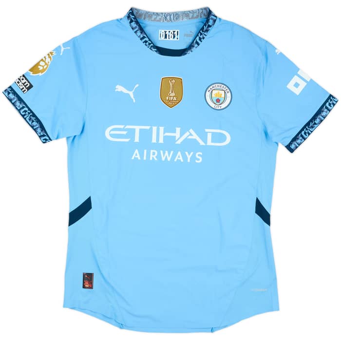 2024-25 Manchester City Match Issue Home Shirt Phillips #4
