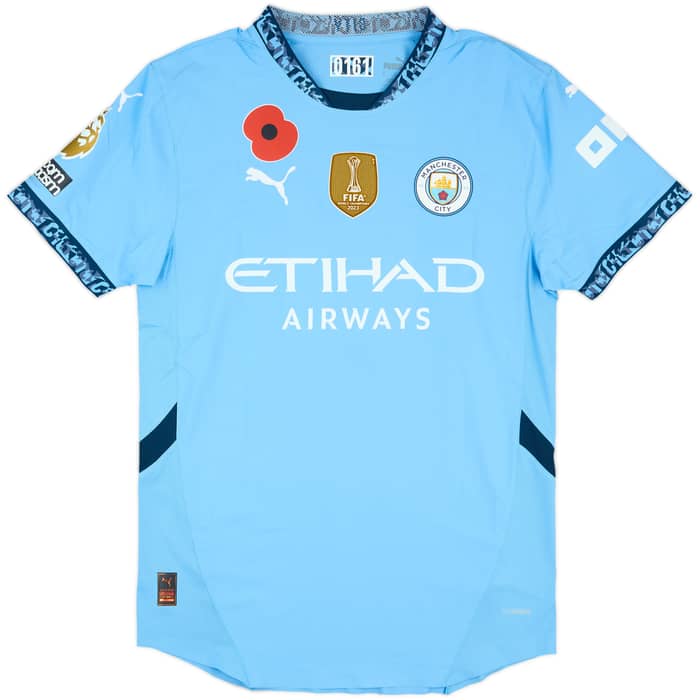2024-25 Manchester City Match Issue Home Shirt Ruben #3