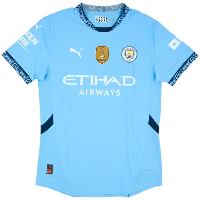 2024-25 Manchester City Match Issue Home Shirt O’Reilly #75