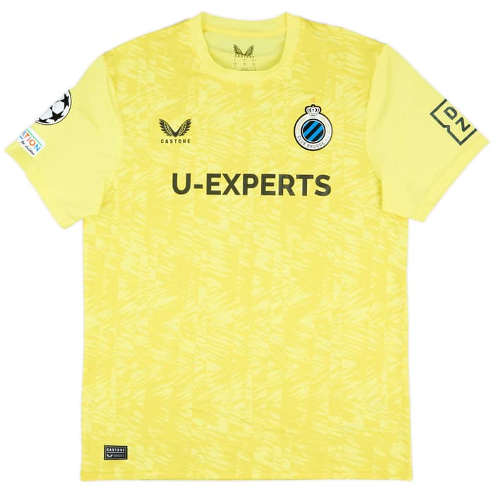 2024-25 Club Brugge Match Issue Champions League GK Shirt Mignolet #22
