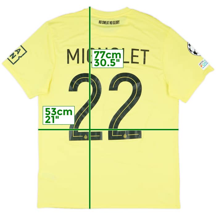 2024-25 Club Brugge Match Issue Champions League GK Shirt Mignolet #22