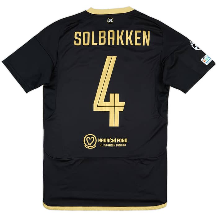 2024-25 Sparta Prague Match Issue Champions League Third Shirt Solbakken #4