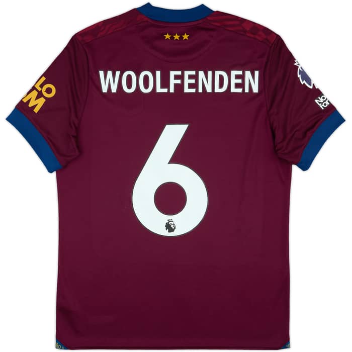 2024-25 Ipswich Match Issue Away Shirt Woolfenden #6