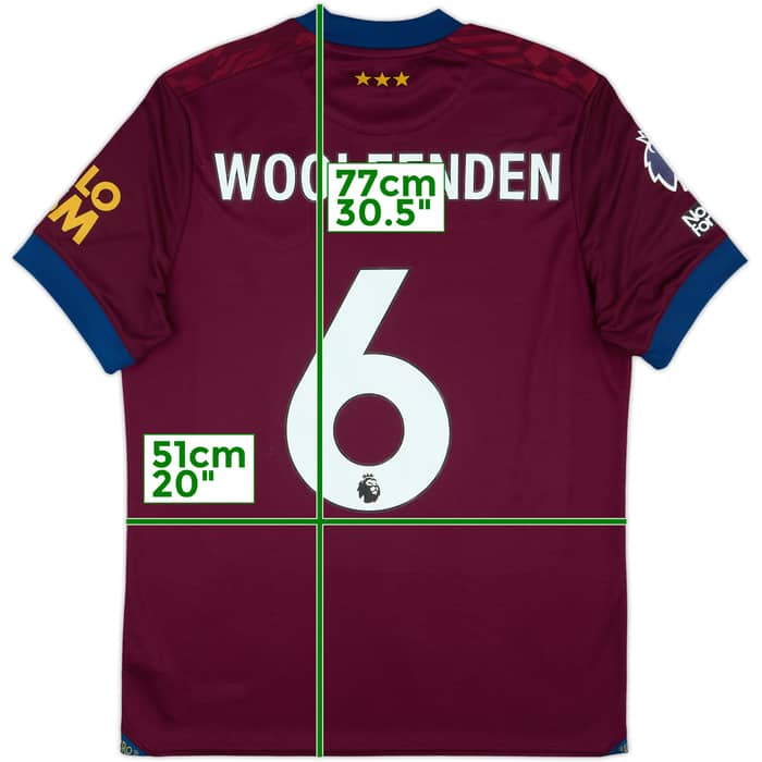 2024-25 Ipswich Match Issue Away Shirt Woolfenden #6