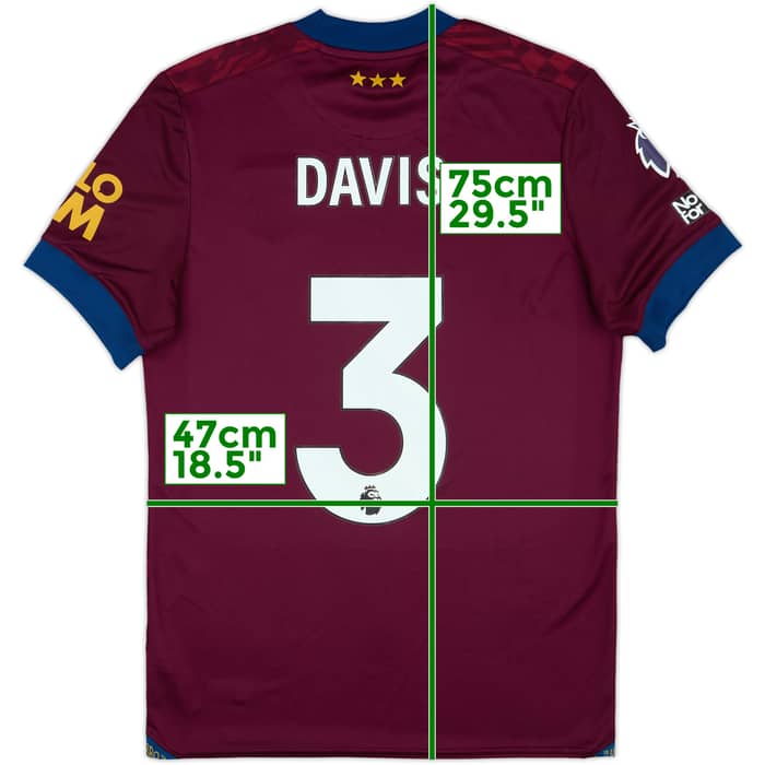 2024-25 Ipswich Match Issue Away Shirt Davis #3
