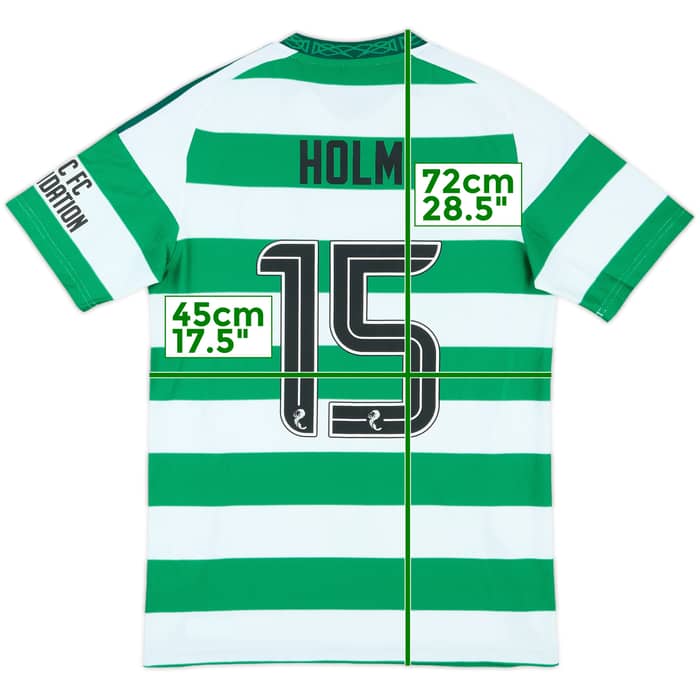 2024-25 Celtic Match Issue Home Shirt Holm #15