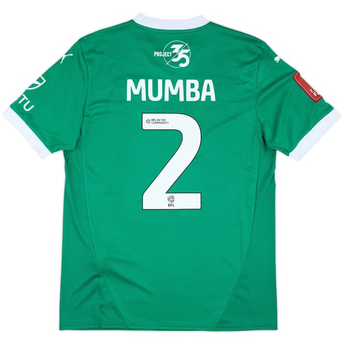 2024-25 Plymouth Match Issue FA Cup Home Shirt Mumba #2