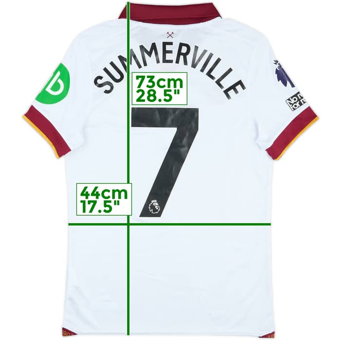 2024-25 West Ham Match Issue Third Shirt Summerville #7
