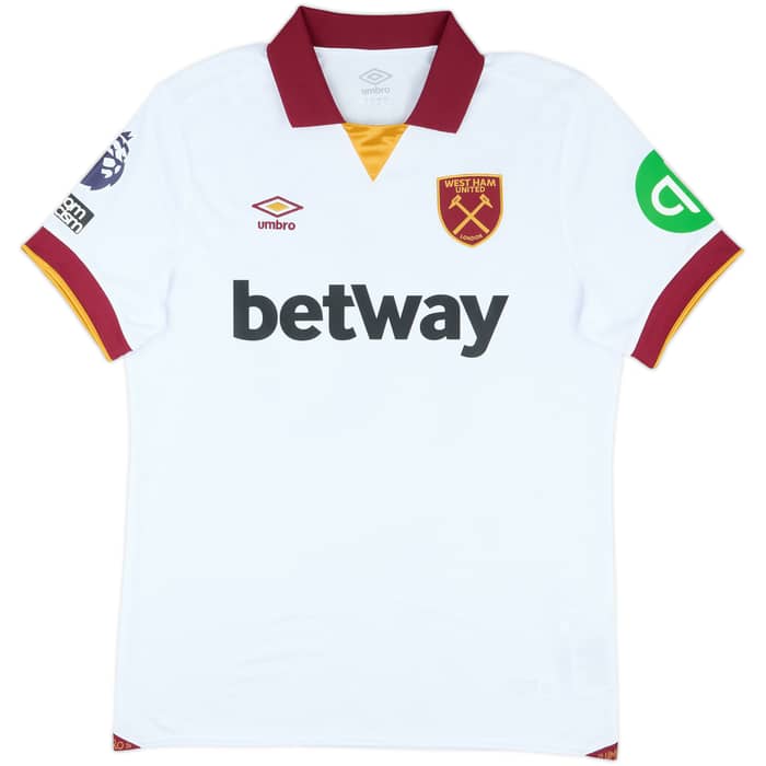 2024-25 West Ham Match Issue Third Shirt L.Paqueta #10