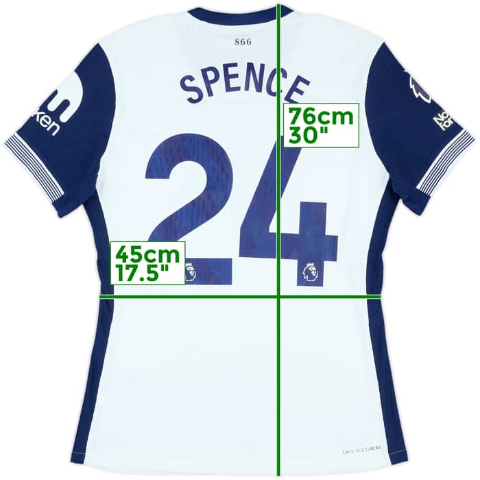 2024-25 Tottenham Match Issue Home Shirt Spence #24