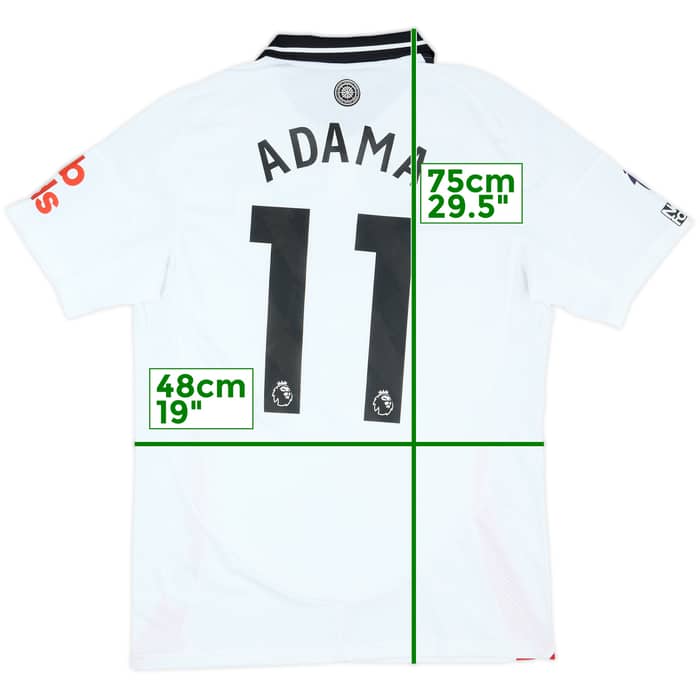 2024-25 Fulham Match Issue Home Shirt Adama #11