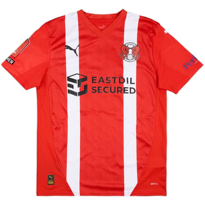 2024-25 Leyton Orient Match Issue FA Cup Home Shirt Kelman #23