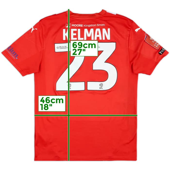 2024-25 Leyton Orient Match Issue FA Cup Home Shirt Kelman #23