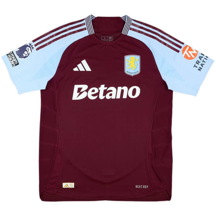 2024-25 Aston Villa Match Issue Home Shirt Konsa #4