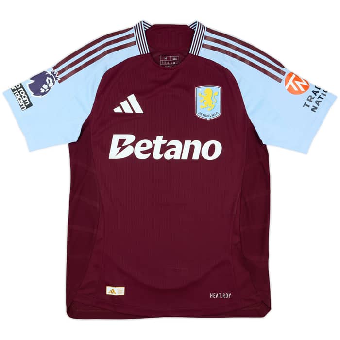2024-25 Aston Villa Match Issue Home Shirt Rashford #9