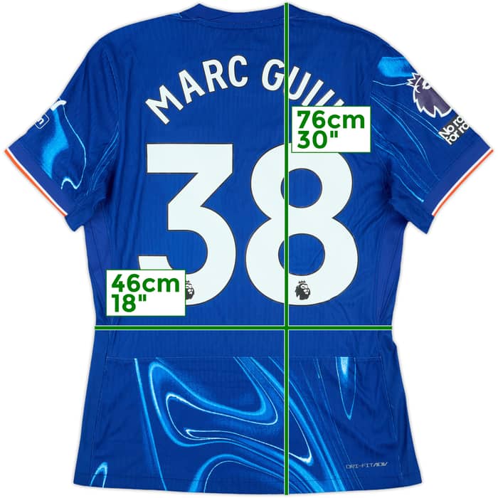 2024-25 Chelsea Match Issue Home Shirt Marc Guiu #38