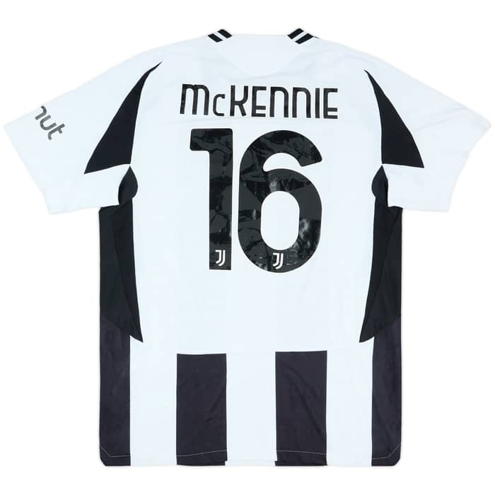 2024-25 Juventus Match Issue Home Shirt McKennie #16
