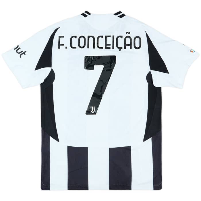 2024-25 Juventus Authentic Champions League Home Shirt F.Conceicao #7 (L)