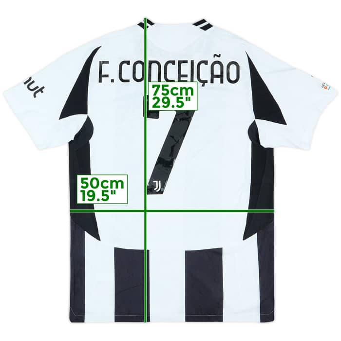 2024-25 Juventus Authentic Champions League Home Shirt F.Conceicao #7 (L)