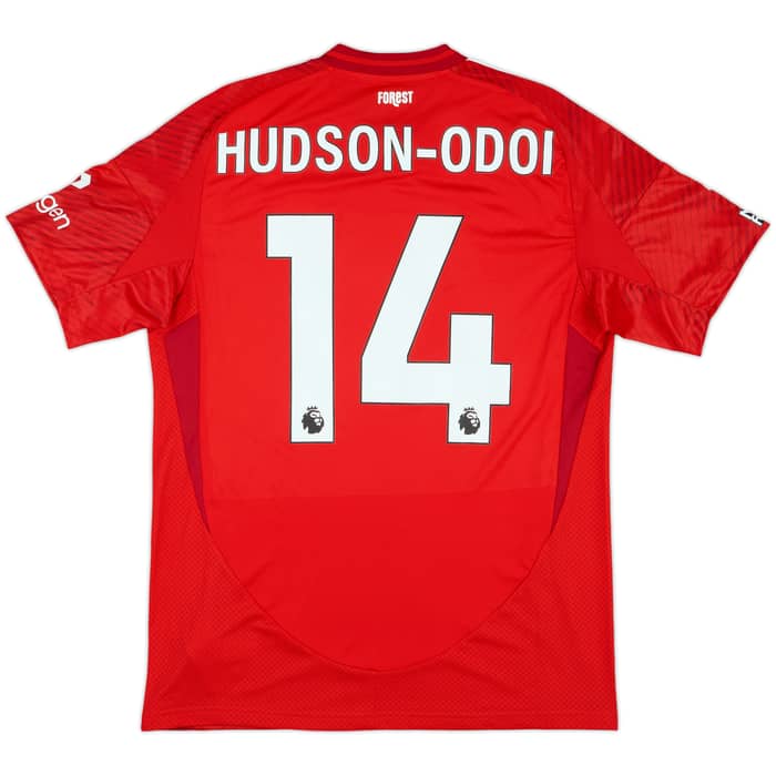 2024-25 Nottingham Forest Match Issue Home Shirt Hudson-Odoi #14