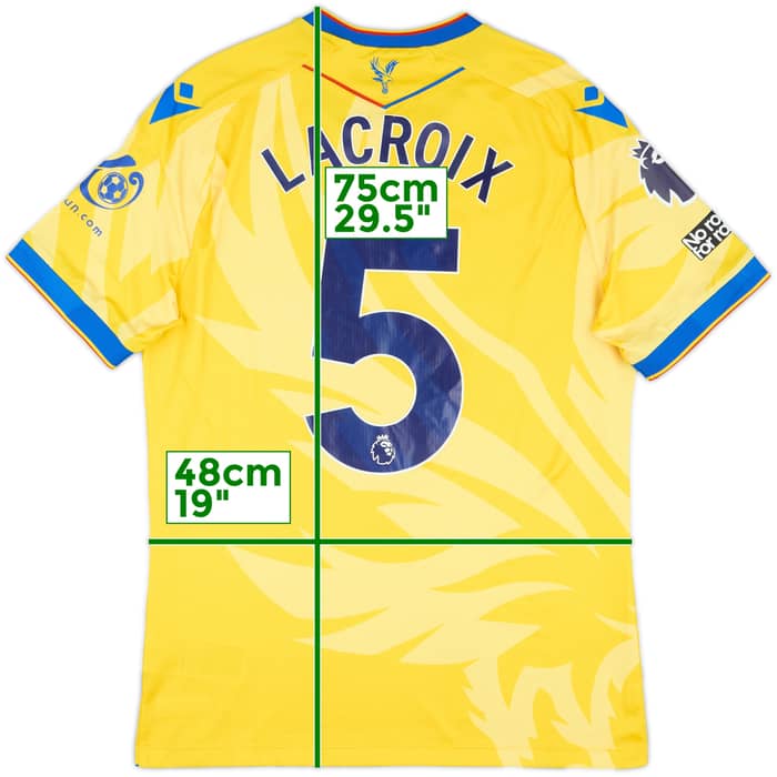 2024-25 Crystal Palace Match Issue Away Shirt Lacroix #5