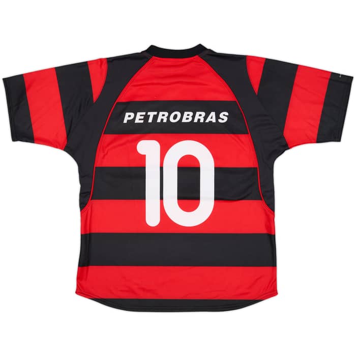 2002-04 Flamengo Home Shirt #10 - 9/10 - (M)