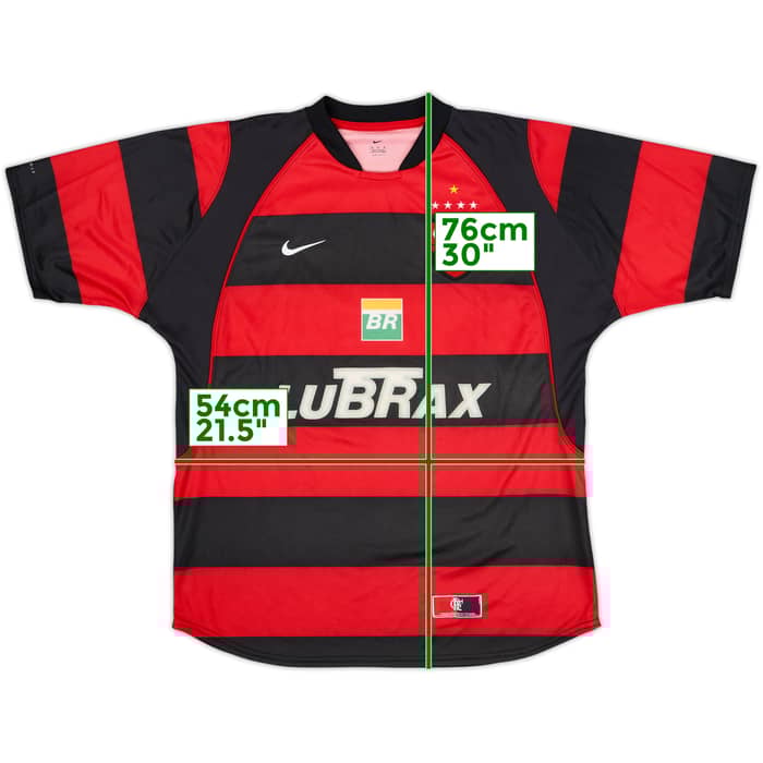 2002-04 Flamengo Home Shirt #10 - 9/10 - (M)