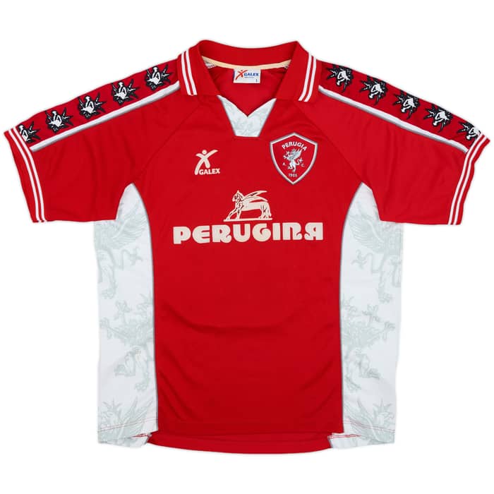 1999-00 Perugia Home Shirt Tedesco #10 - 7/10 - (L)