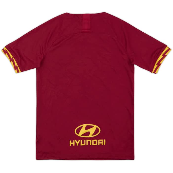 2019-20 Roma Home Shirt - 7/10 - (M.Boys)