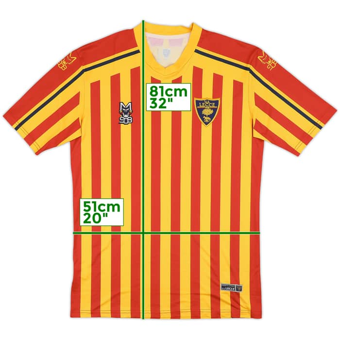 2019-20 Lecce Home Shirt - 9/10 - (L)