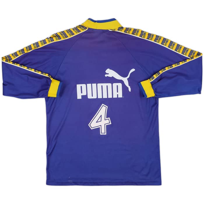 1995-96 Parma Puma L/S Shirt #4 - 8/10 - (M)