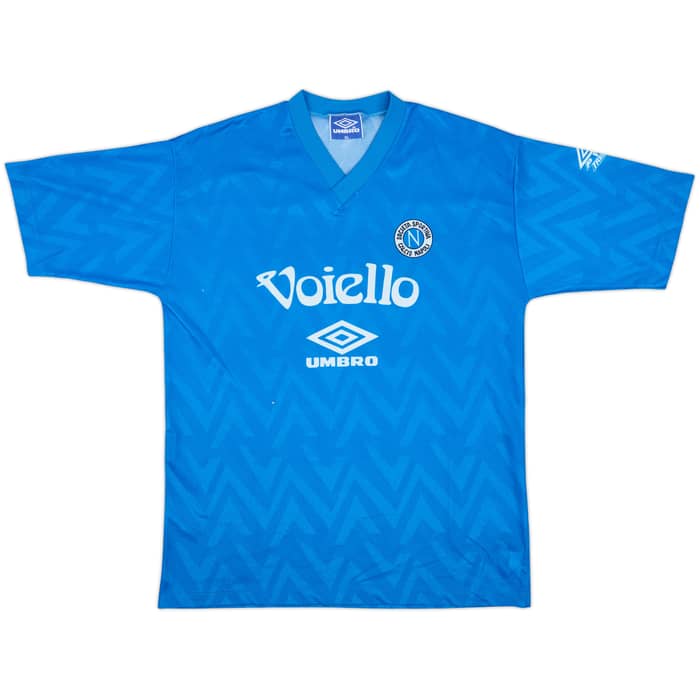 1997-98 Napoli Umbro Training Shirt - 5/10 - (XL)