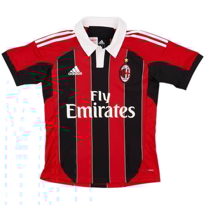 2012-13 AC Milan Home Shirt - 7/10 - (L.Boys)