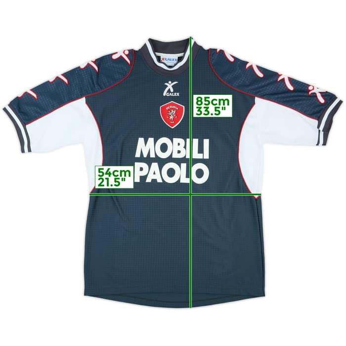 2000-01 Perugia Match Issue Third Shirt #9