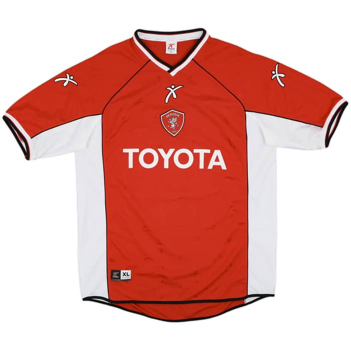 2002-03 Perugia Home Shirt Miccoli #10 - 9/10 - (XL)