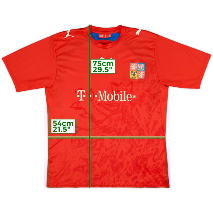 2006-08 Czech Republic Basic Home Shirt - 4/10 - (L)