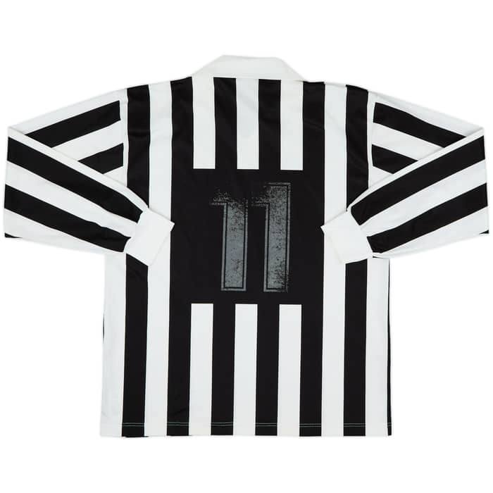 1990-91 Juventus Basic Home L/S Shirt #11 - 5/10 - (L)