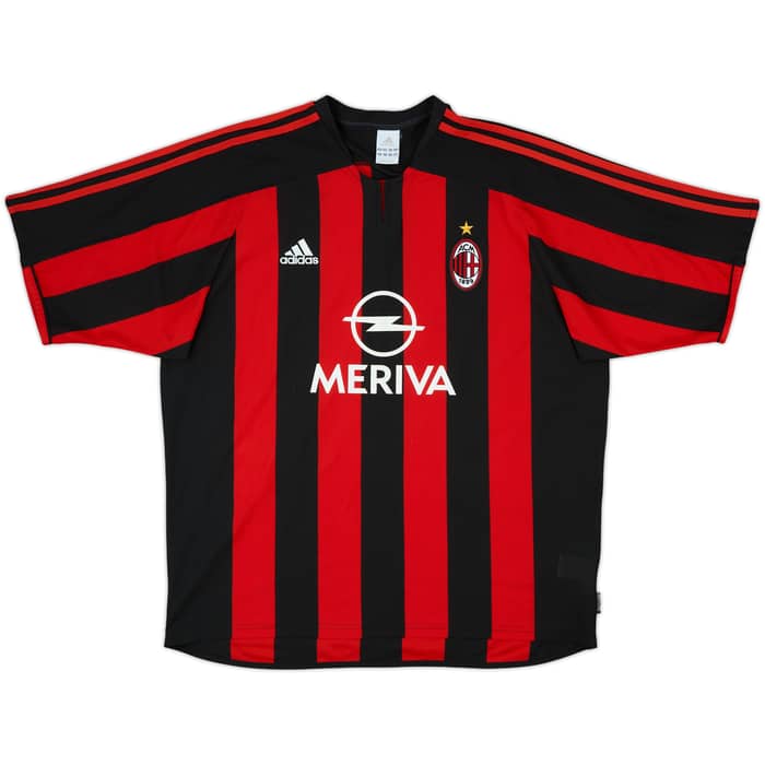 2003-04 AC Milan Home Shirt Kaka #22 - 9/10 - (XL)