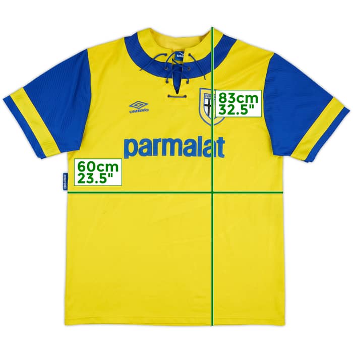 1993-94 Parma Match Issue Away Shirt #10