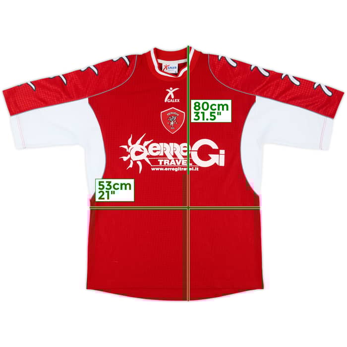 2000-01 Perugia Match Issue Home Shirt #7