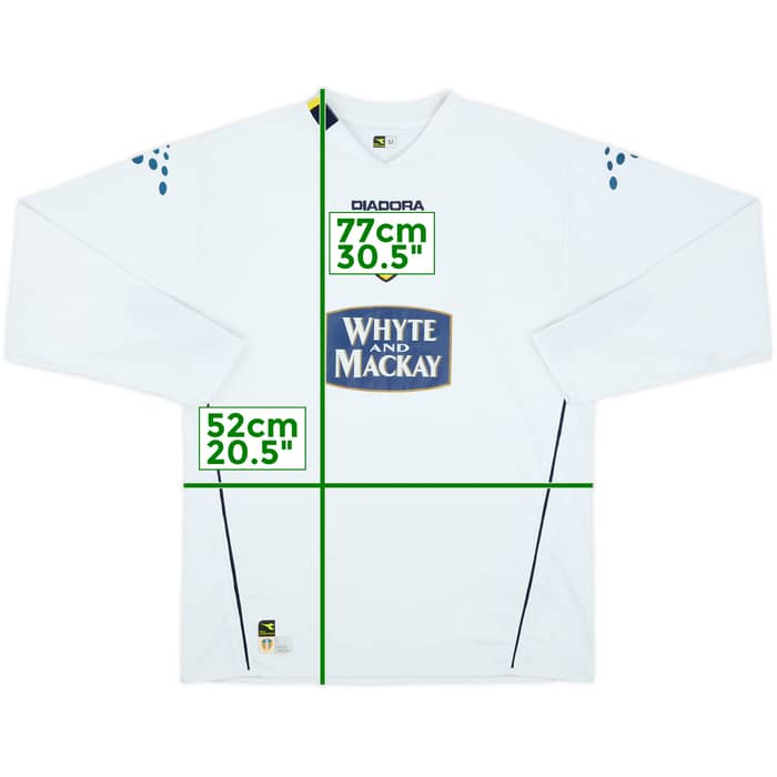 2004-05 Leeds United Home L/S Shirt - 7/10 - (M)