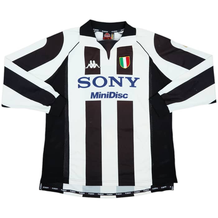 1997-98 Juventus Centenary Home L/S Shirt Zidane #21 - 7/10 - (XL)