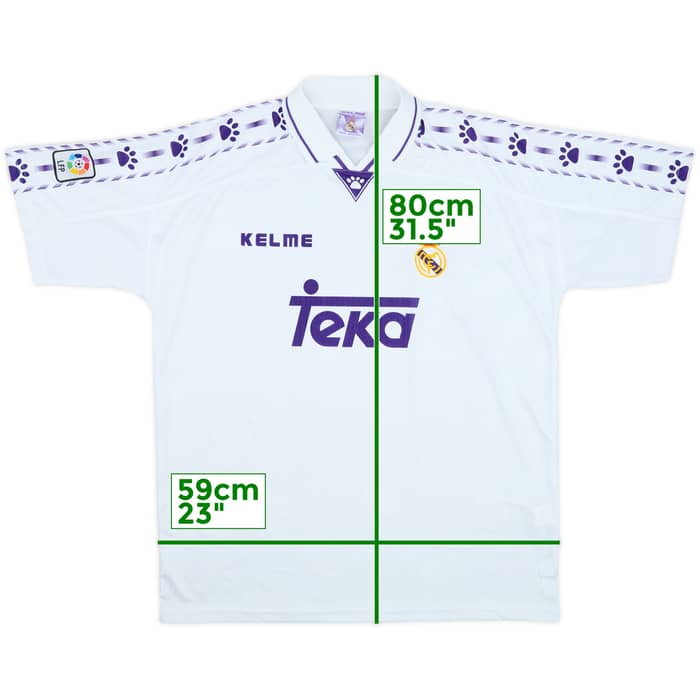 1996-97 Real Madrid Home Shirt - 10/10 - (XXL)