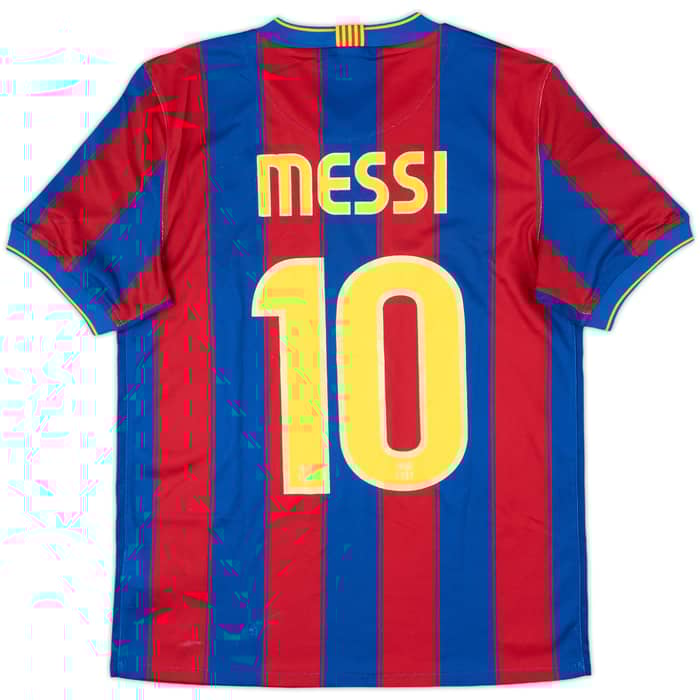 2009-10 Barcelona Home Shirt Messi #10 - 7/10 - (S)